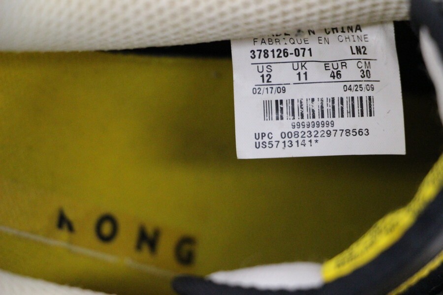 149 k2026 【訳あり】 NIKE AIR FORCE 1 LOW Mr.Cartoon Livestrong ミスター カートゥーン ライブストロング 378126-071 30cm_画像6