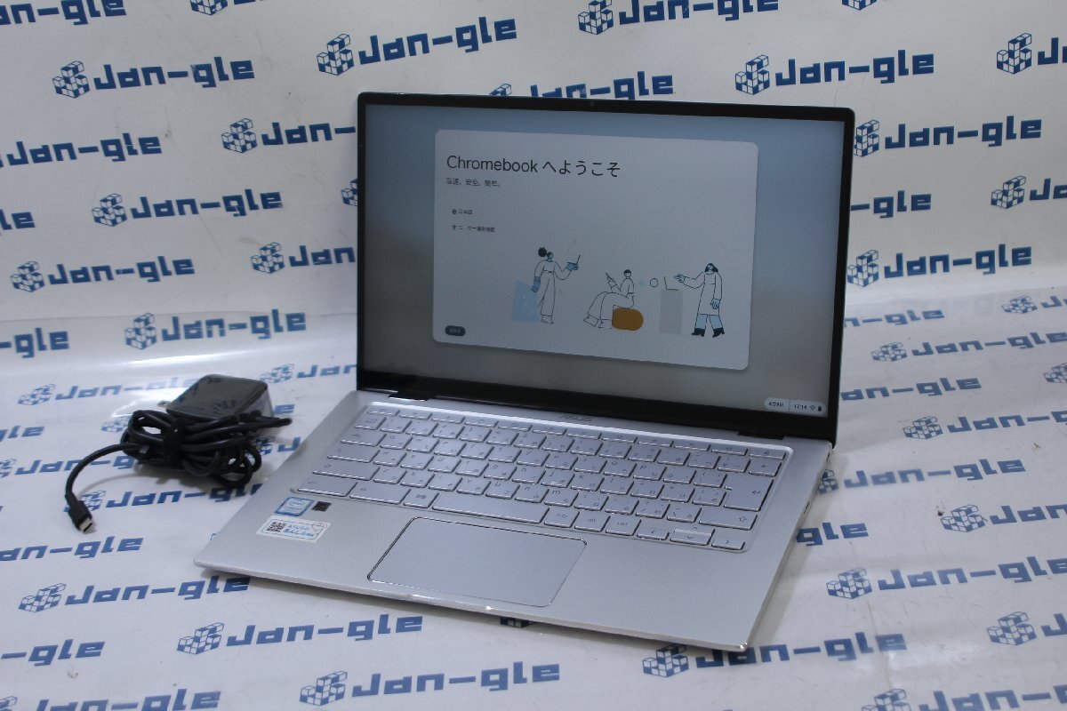 関西 ASUS Chromebook Flip C434 14インチ/Core m3-8100Y 1.10GHz/8GB/64GB 格安スタート！□ J492730 P