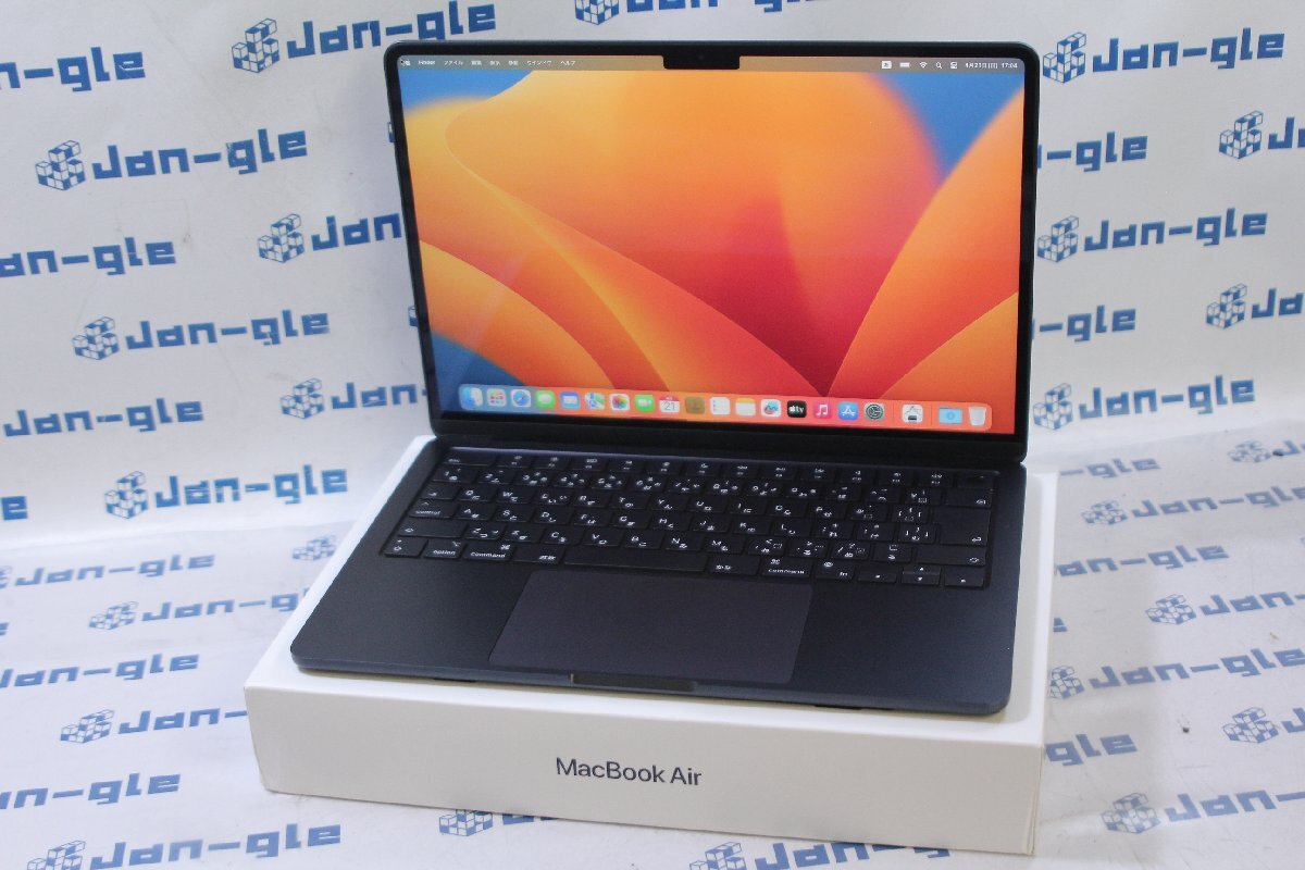 ◇美品!!充放電回数17回!!M2搭載モデル!! Apple MacBook Air Liquid Retina 2022 13.6 MLY33J/A [ミッドナイト] J495292 O 関西の画像1