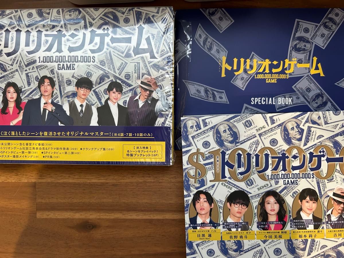 （ハ取） TVドラマ 6DVD/トリリオンゲーム DVD BOX 24/3/15発売 【オリコン加盟店】