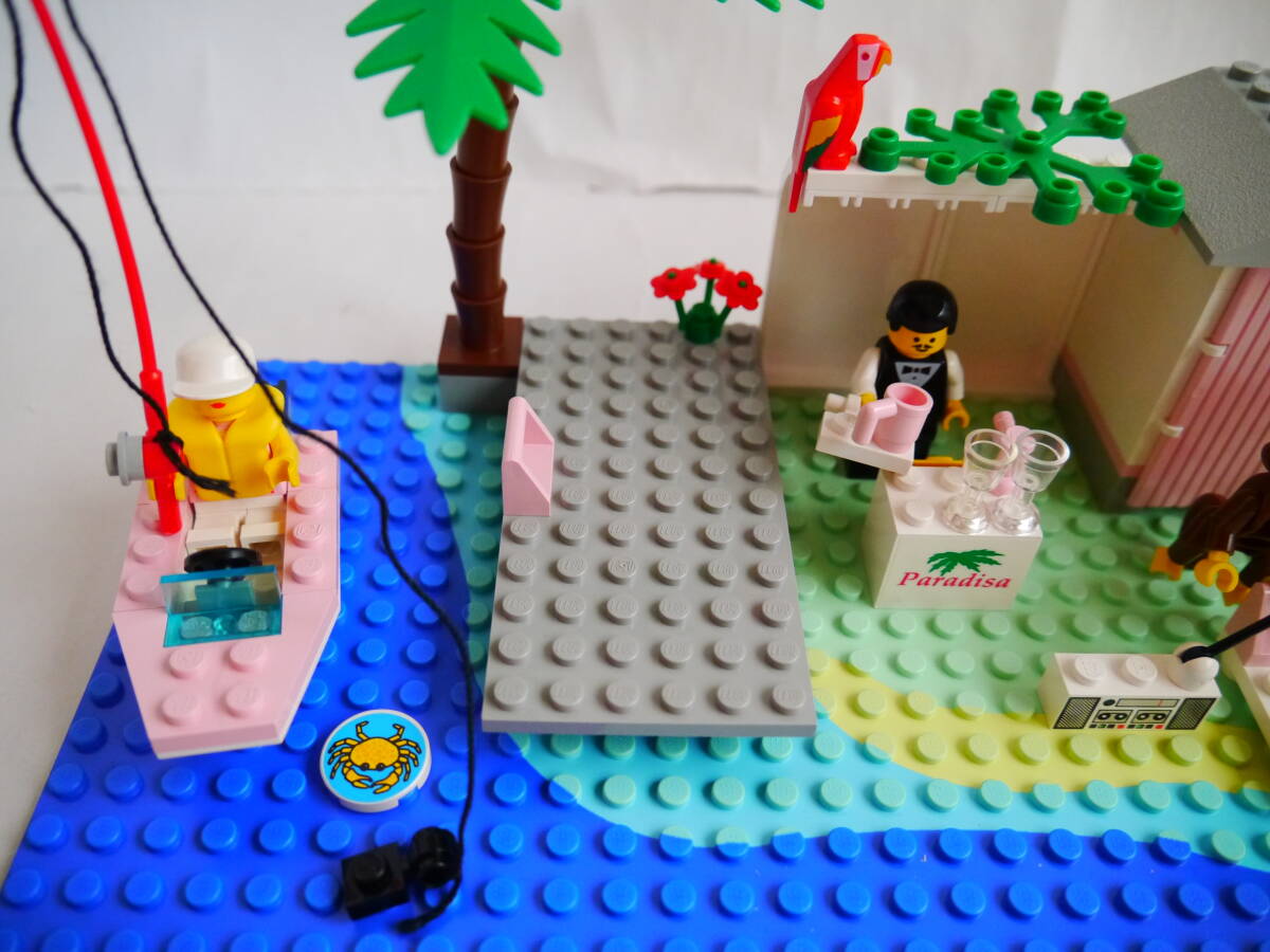 【中古】レゴ・パラディサ[LEGO PARADISA]シリーズのカニのプレート 4150px14 #6410, #6414 正規品_使用例