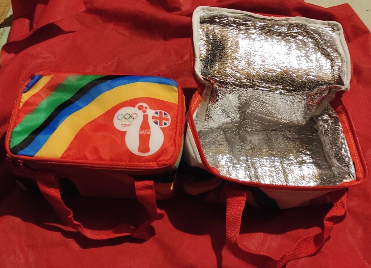 #コカ・コーラ#保冷バッグ#ロンドンオリンピック記念非売品%２個セツトの画像1