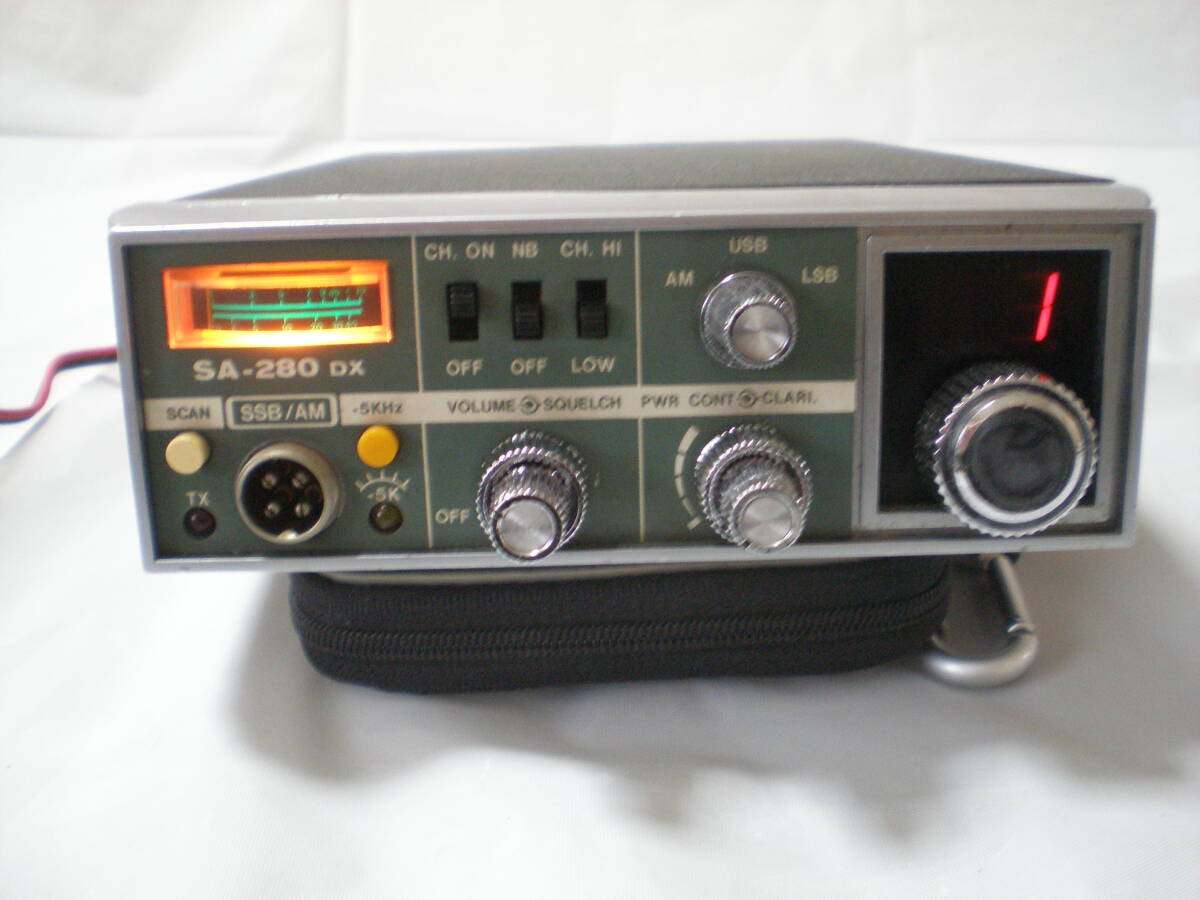 日本電業　SA-280DX　AM SSB　８０CH　CB機　ジャンク品_画像2