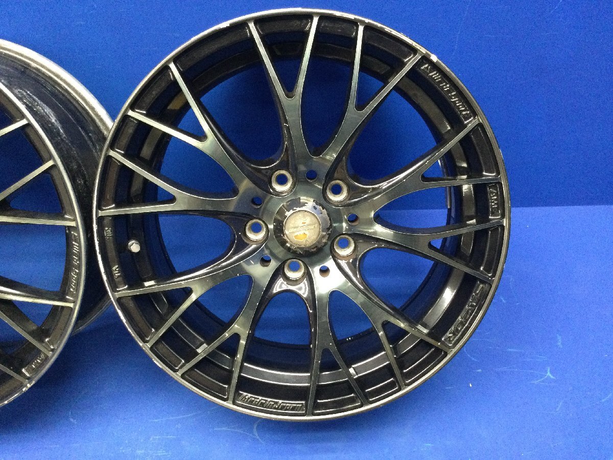 Weds sport 社外 17×7J＋48 ハブ径74 PCD114.3 5穴 4本          40403 2J3-4 市の画像2