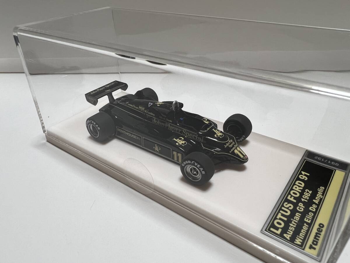 1/43 TAMEO タメオ 1982 LOTUS FORD 91 AUSTRIA GP E.D.Angelis ロータスフォード 91 E.D.アンジェリス なんと シリアルNo.91の画像3