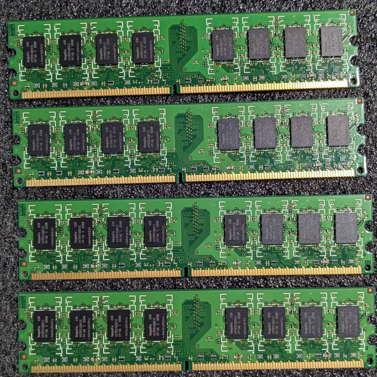 【中古】DDR2メモリ 8GB(2GB4枚組) CFD W2U800CF-2GHZJ [DDR2-800 PC2-6400]_画像2