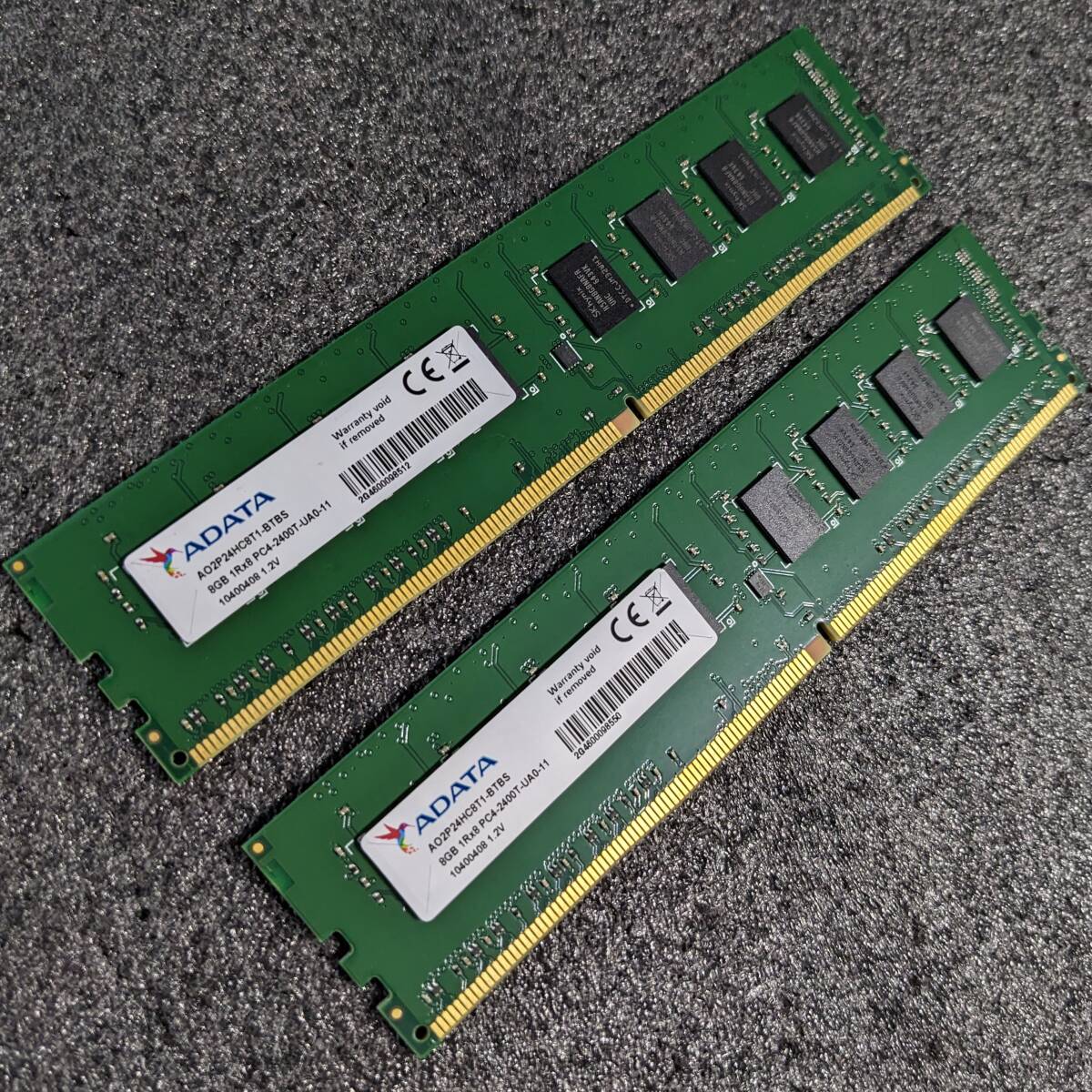 DDR4メモリ 16GB(8GB2枚組) ADATA AO2P24HC8T1-BTBS [DDR4-2400 DDR4メモリ 16GB(8GB2枚組) ADATA AO2P24HC8T1-BTBS [DDR4-2400