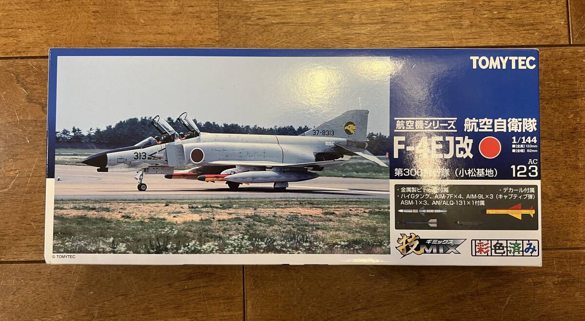 TOMYTEC/トミーテック 1/144 技MIX F-4EJ改 第306飛行隊（小松基地）【AC123】塗装済みプラモデルの画像2