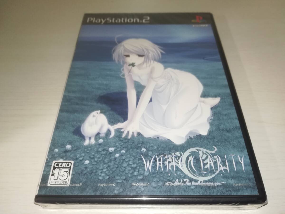 PS2 新品未開封 WHITE CLARITY And,The tears became you ホワイト クラリティの画像1