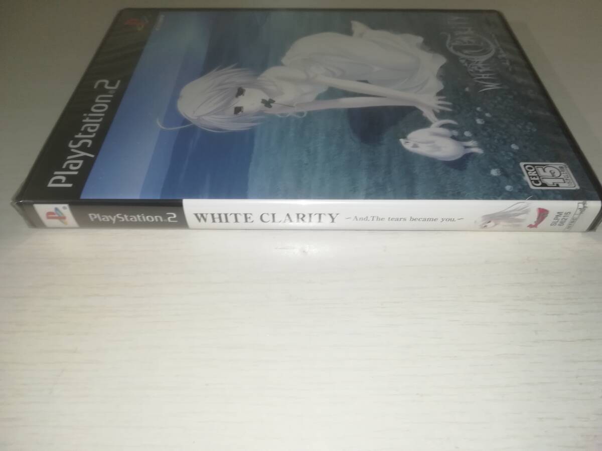 PS2 新品未開封 WHITE CLARITY And,The tears became you ホワイト クラリティの画像3