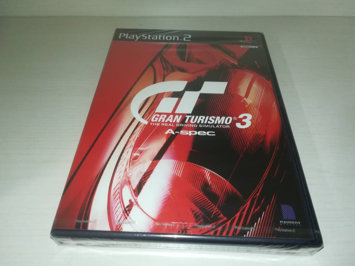 PS2 新品未開封 GRAN TURISMO 3 THE REAL DRIVING SIMULATOR A-spec グランツーリスモ 3の画像1