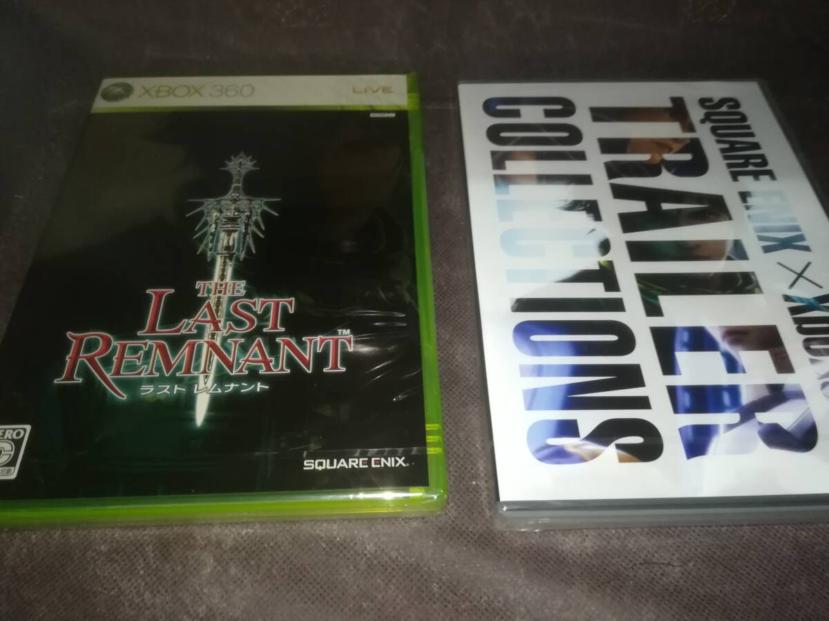 XBOX360 新品未開封 ラスト レムナント THE LAST REMNANT 特典DVD SQUARE ENIX × xbox360 TRAILER CPLLRCTIONS 付き ラストレムナント _画像1