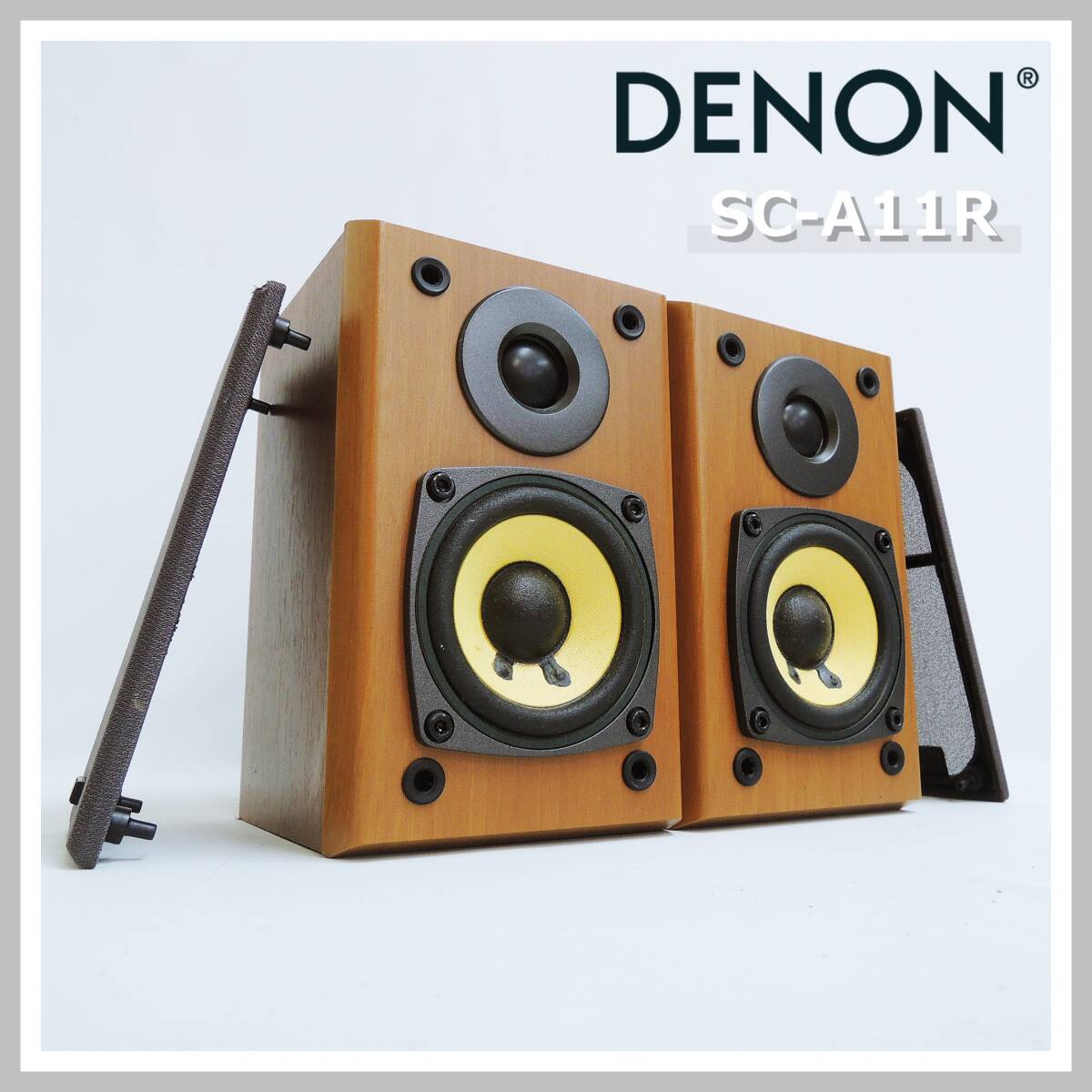 【1スタ】デノン SC-A11R ペア スピーカー 小型 DENON デンオン 新品参考価格\8,800 (2)の画像1