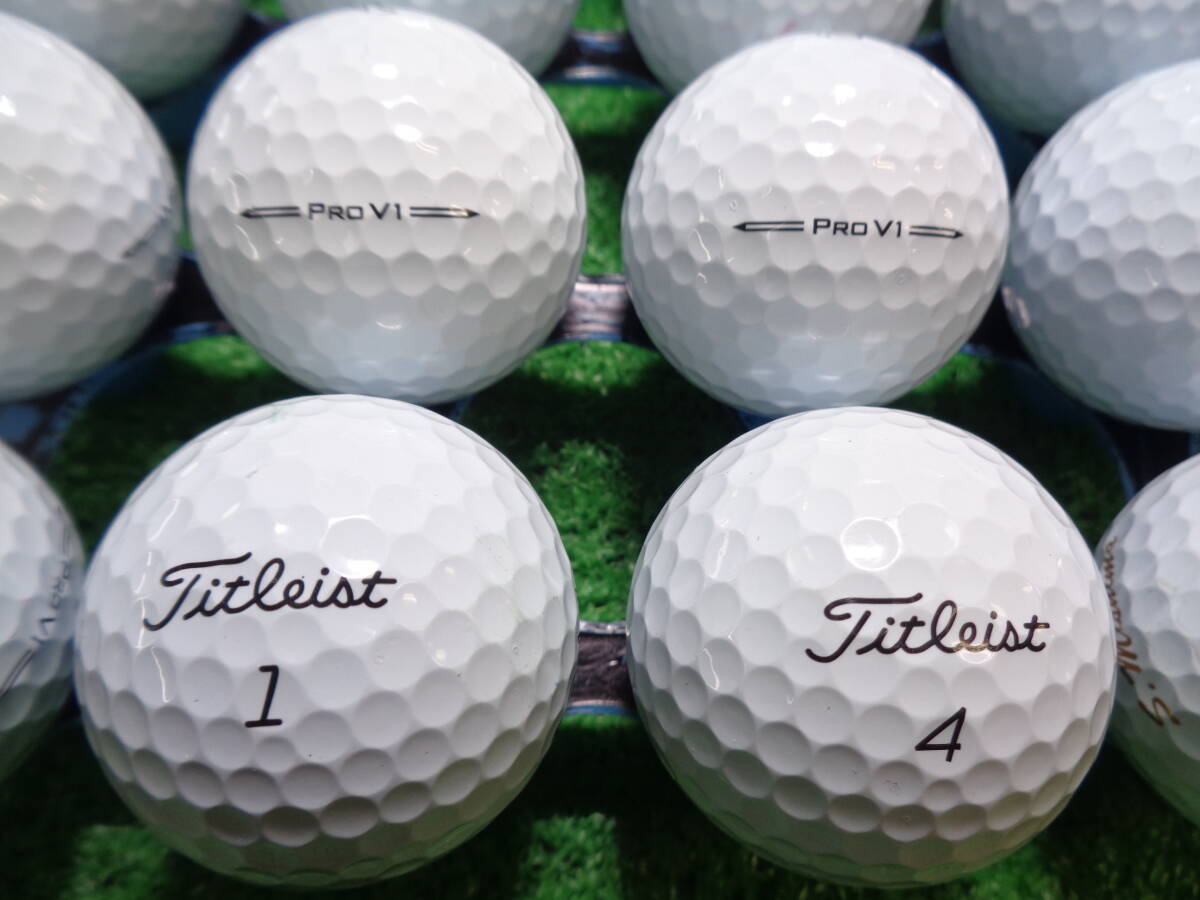 [TL711] タイトリスト プロ ブイワン 23年 Titleist PRO V1 20球 ロストボール【中古】_画像1