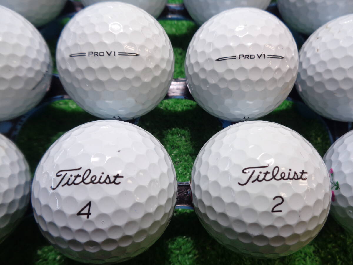 [MTL632] 【マジック】 B級 タイトリスト プロ ブイワン 23年 Titleist PRO V1 20球 ロストボール【中古】_画像1