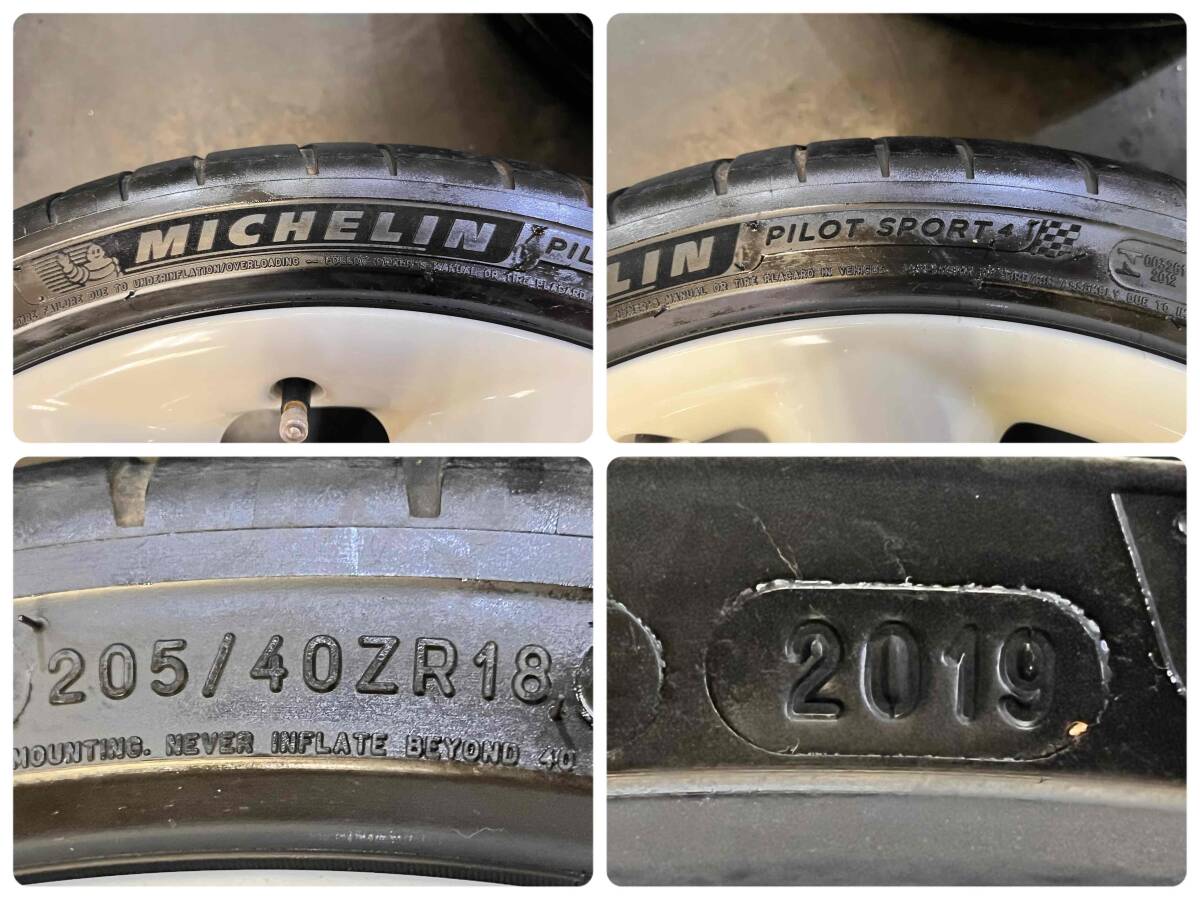 MINI純正 コーンスポーク507 7J-18インチ ET54 5H-112 ミシュラン パイロットスポーツ4 205/40R18 2019年製 F55 F56 F57 ミニクーパー_画像8