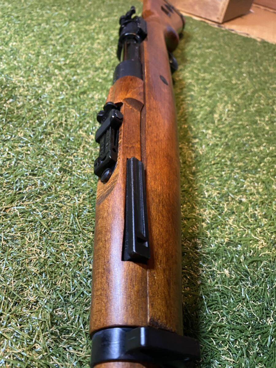 タナカワークス・Gewehr 33/40 AIR マウンテントルーパー Kar98kショート エアーコッキングガン リアルウッドの画像9