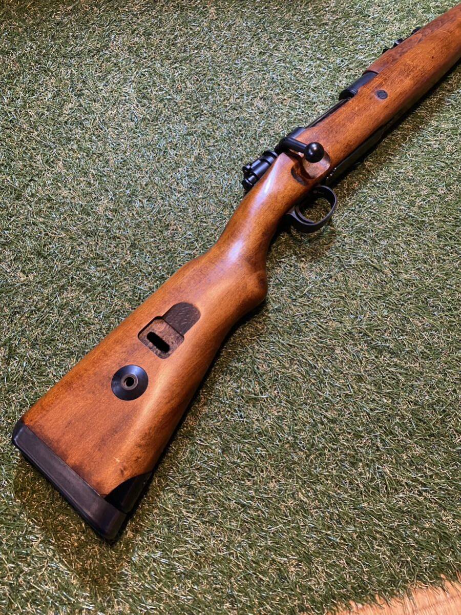 タナカワークス・Gewehr 33/40 AIR マウンテントルーパー Kar98kショート エアーコッキングガン リアルウッドの画像6