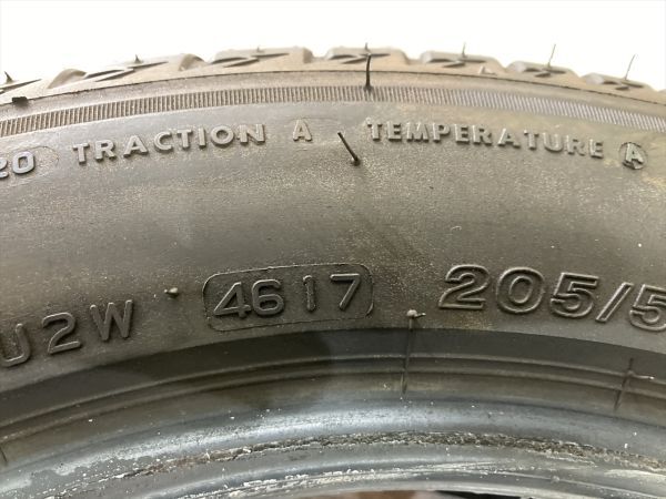 ◆4本SET!! 1000円スタート完全売切【17年製】ブリヂストン トランザ T005 AO 205/55R16 アウディ/A3/A4/TT/W176/W246/F20/ゴルフ他