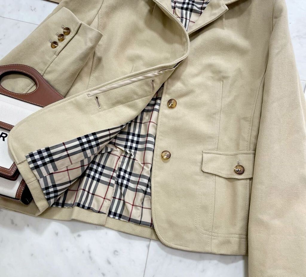 大きいサイズ 新品未使用タグ付き バーバリー BURBERRY バーバリーロンドン ジャケット 羽織り ノバチェック 旅行 行楽 希少48 17号の画像5