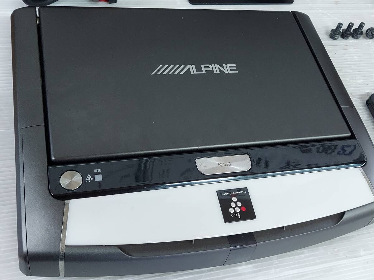 即決 ALPINE フリップダウンモニター 後席モニター PCX-R3300B 取り付け金具付き セレナ/HFC26取外し アルパインの画像3