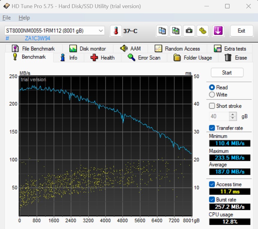 [動作確認済み] Seagate Exos 8TB HDD 7200 RPM 256MBキャッシュ SATA 6Gb/s インターフェース 3.5インチ内蔵 ST8000NM0055の画像4