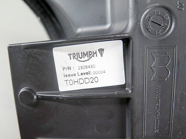 ◆ 『破れなし』 トライアンフ ストリート トリプルRS 純正 フロントシート TRIUMPH 240322DY0104の画像6