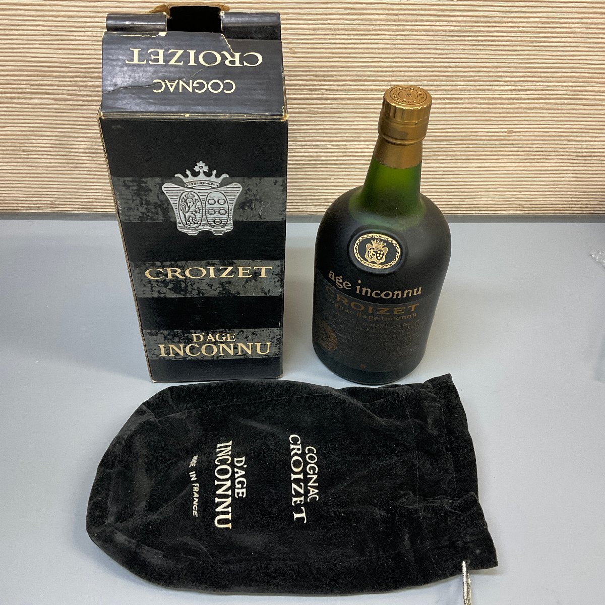 【S71】CROIZET D'AGE INCONNU コニャック ブランデー 700ml 40％ 未開栓 古酒 洋酒の画像1