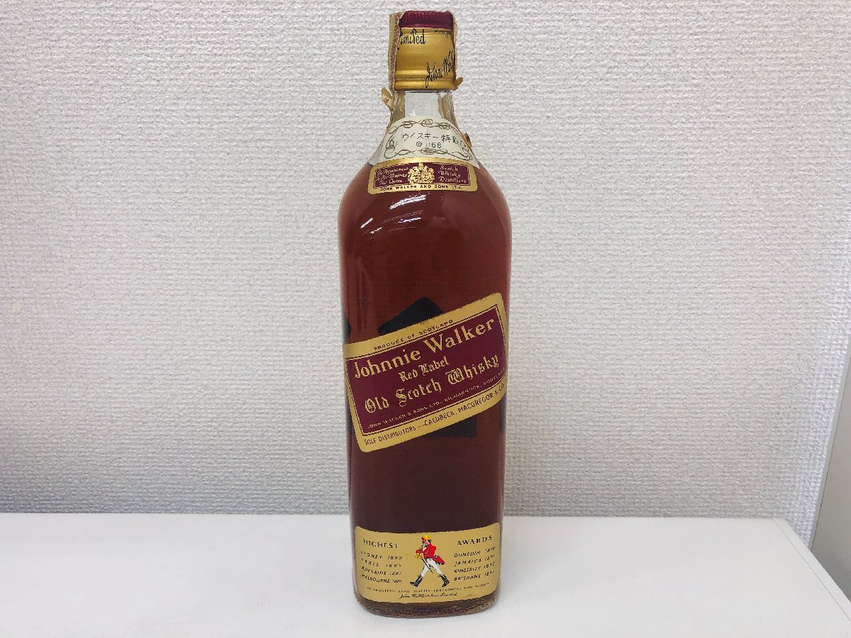 【M107】Johnnie Walker Red Label ジョニーウォーカー レッドラベル 43％ 1136ml スコッチ ウイスキー 未開栓 古酒 洋酒_画像1