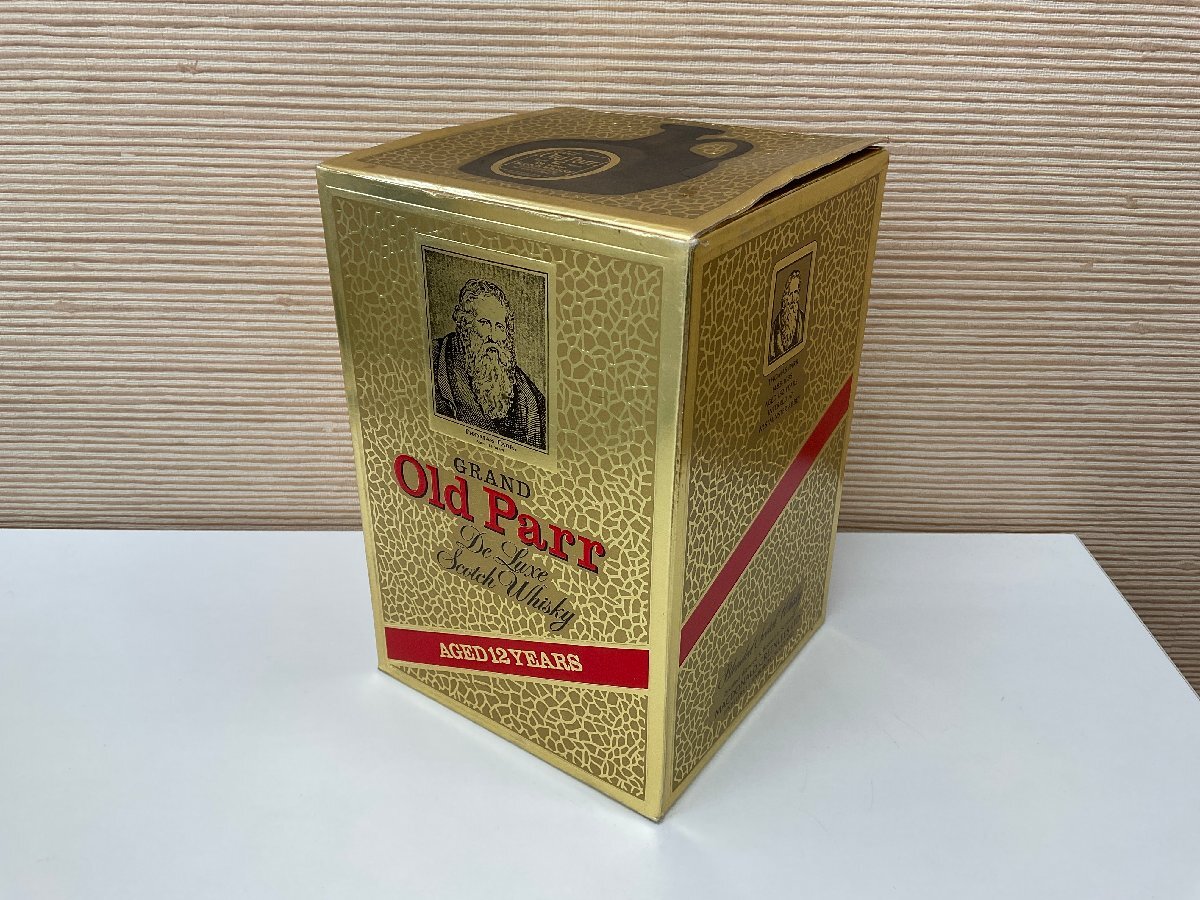 【S39】オールドパー Grand Oled Parr 12年 750ml 43％ ウイスキー 未開栓 古酒 洋酒 スコットランドの画像7