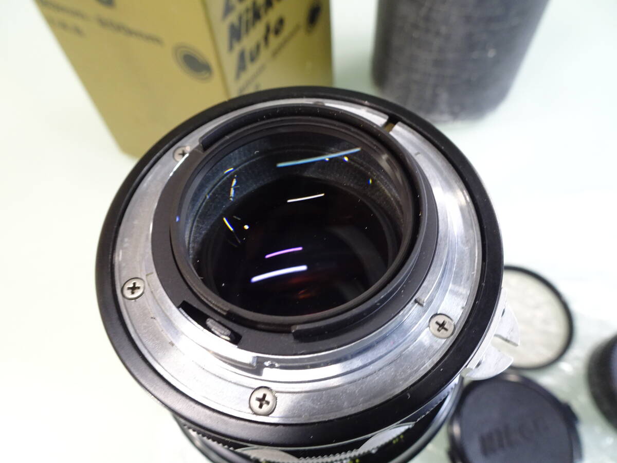 NikonF/ニコン Zoom Nikkor Auto 80-200ｍｍ 1/4.5 カメラ用レンズ 未チェック 修理前提部品取り 昭和レトロアンティーク 当時物 中古の画像3