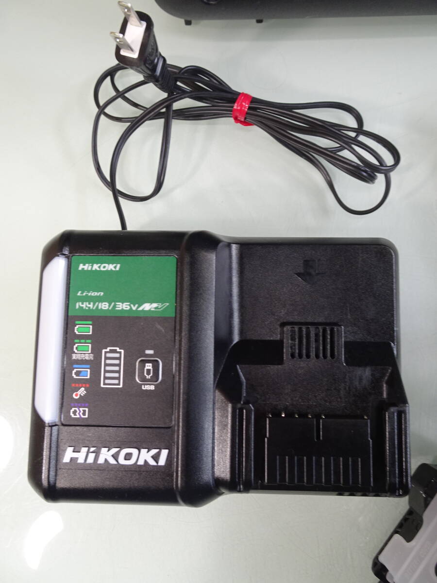 HIKOKI/日立工機 コードレスインパクトドライバ WH360DC 3.6V バッテリー２個付 中古の画像8