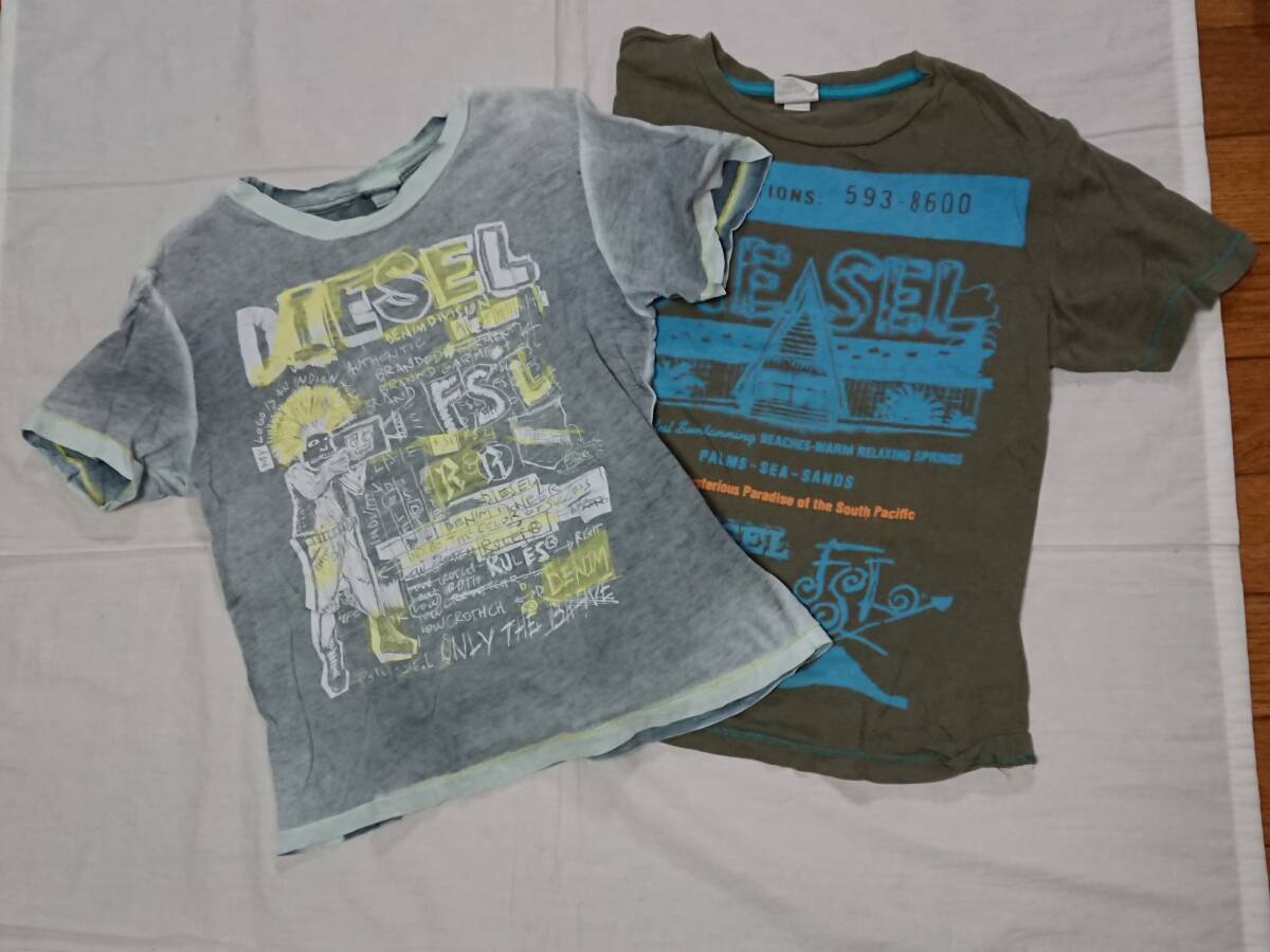 ◎DIESEL◆半袖Ｔシャツ 2枚セット◆キッズ 120~130◆ディーゼル_画像1