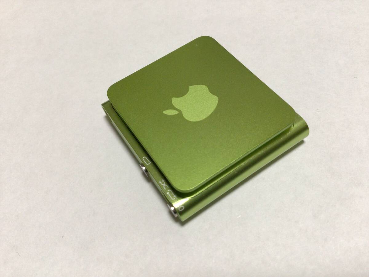 iPod shuffle 4th gene yellow green 管理no.27 バッテリー交換済 プラ箱セット付きの画像9