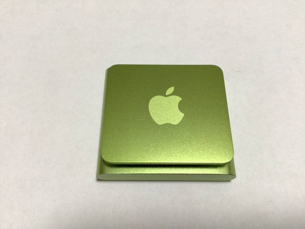 iPod shuffle 4th gene yellow green 管理no.27 バッテリー交換済 プラ箱セット付きの画像3