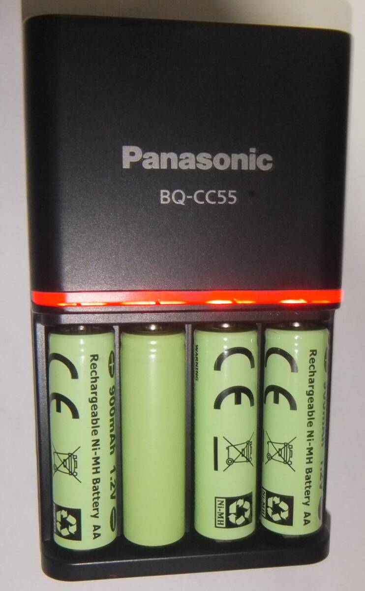 送料無料 パナソニック（PANASONIC）ニッケル水素電池用急速充電器 BQ-CC55 松下電器産業 エボルタの画像4