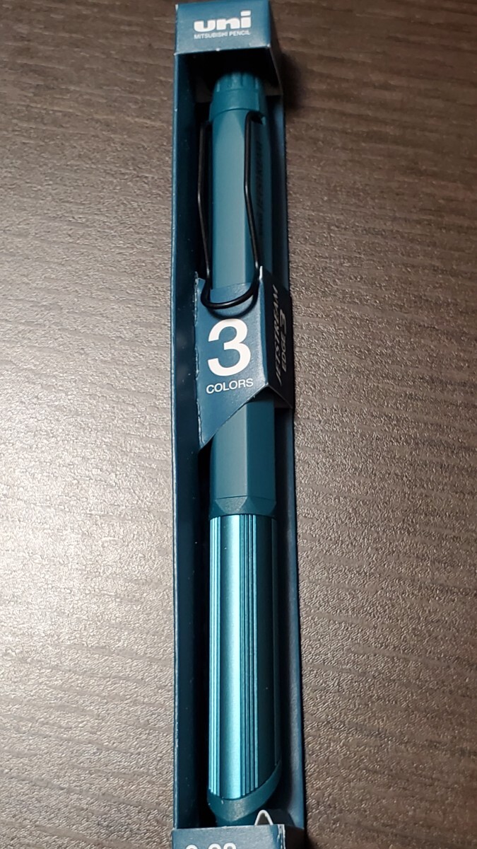 未開封ジェットストリームエッジ3 JET STREAM EDGE3ボールペン0.28mm 黒赤青 3カラーSXE3-2503-28 SGサイレントグリーン uni 三菱鉛筆 油性_画像1