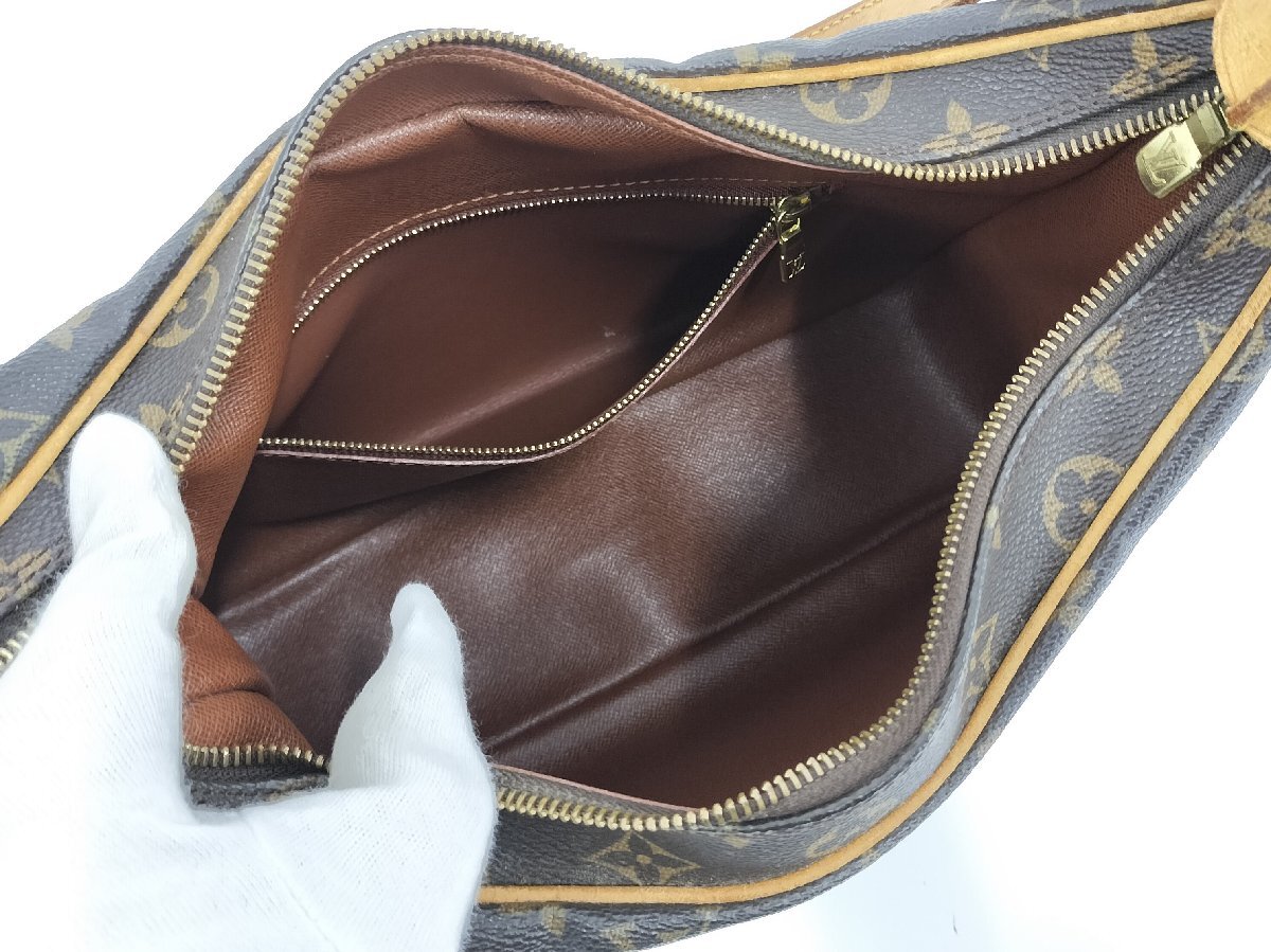 ●ルイヴィトン LOUIS VUITTON ブローニュ30 肩掛け ショルダーバッグ モノグラム ブラウン M51265 [Jコレ]D12 yu139_画像9