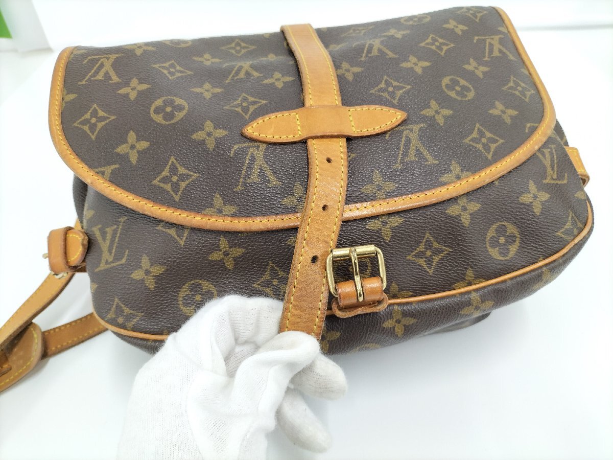 ●ルイヴィトン LOUIS VUITTON ソミュール30 ショルダーバッグ モノグラム M42256 [Jコレ]D02TA10/dd_画像6