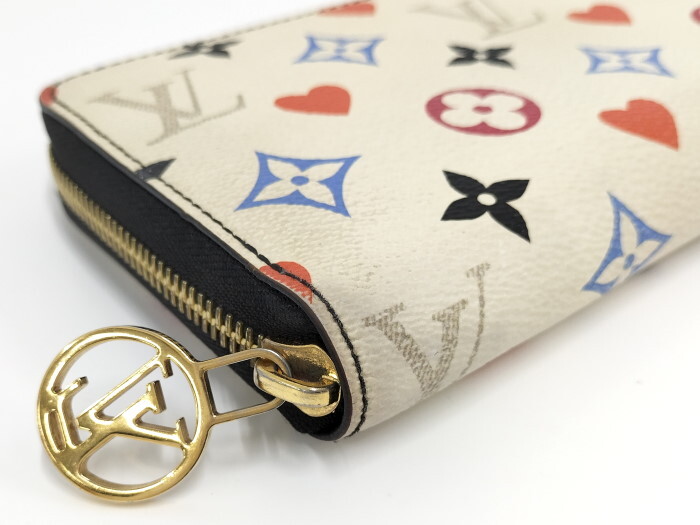 【中古】LOUIS VUITTON ジッピーウォレット ゲームオン ラウンドファスナー 長財布 モノグラム マルチカラー M57491_画像5