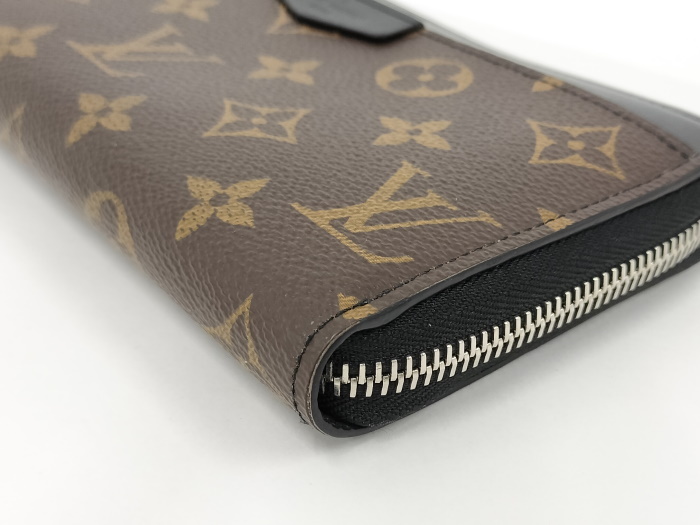 【中古】LOUIS VUITTON ジッピー ドラゴンヌ L字ファスナー 長財布 モノグラム マカサー M69407_画像4