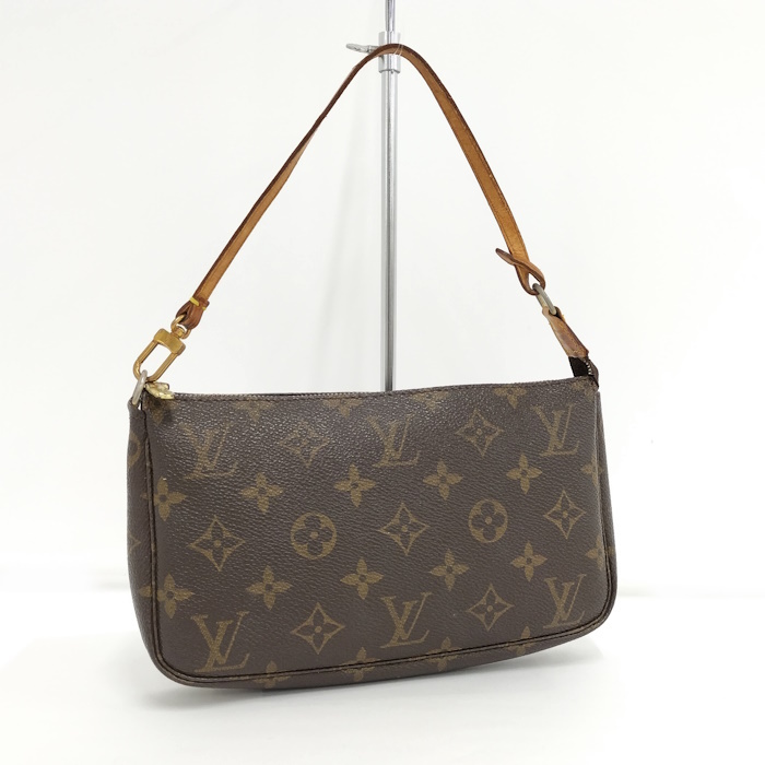 【中古】LOUIS VUITTON ポシェット アクセソワール アクセサリーポーチ モノグラム M40712_画像1