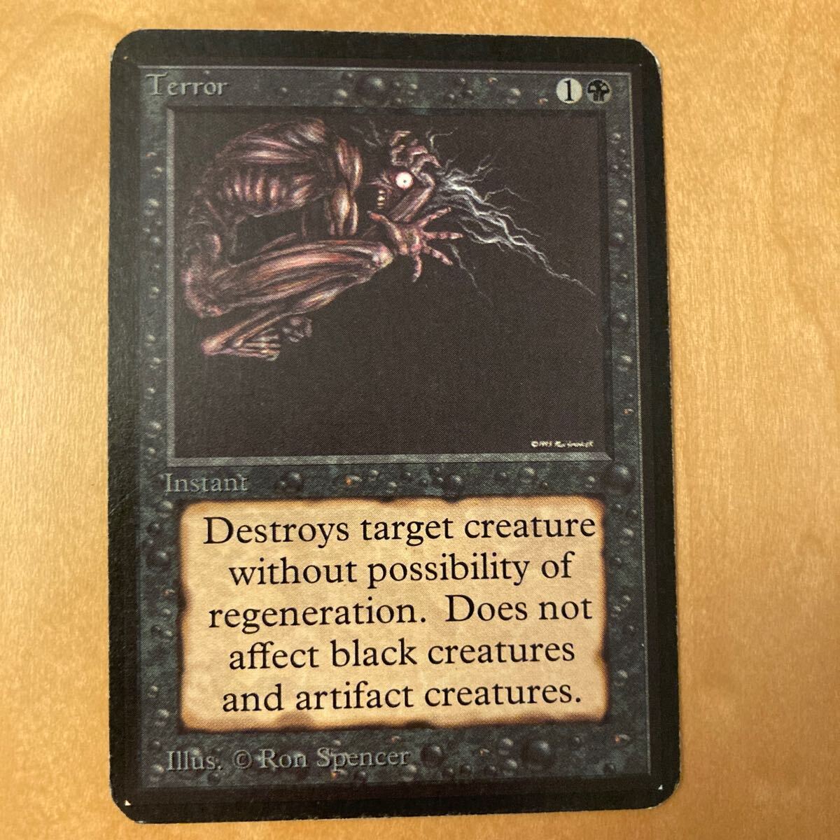 LEA アルファ 恐怖 terror 英語1枚 α alpha 初版 MTG マジックザ LEA アルファ 恐怖 terror 英語1枚 α alpha 初版 MTG マジックザ