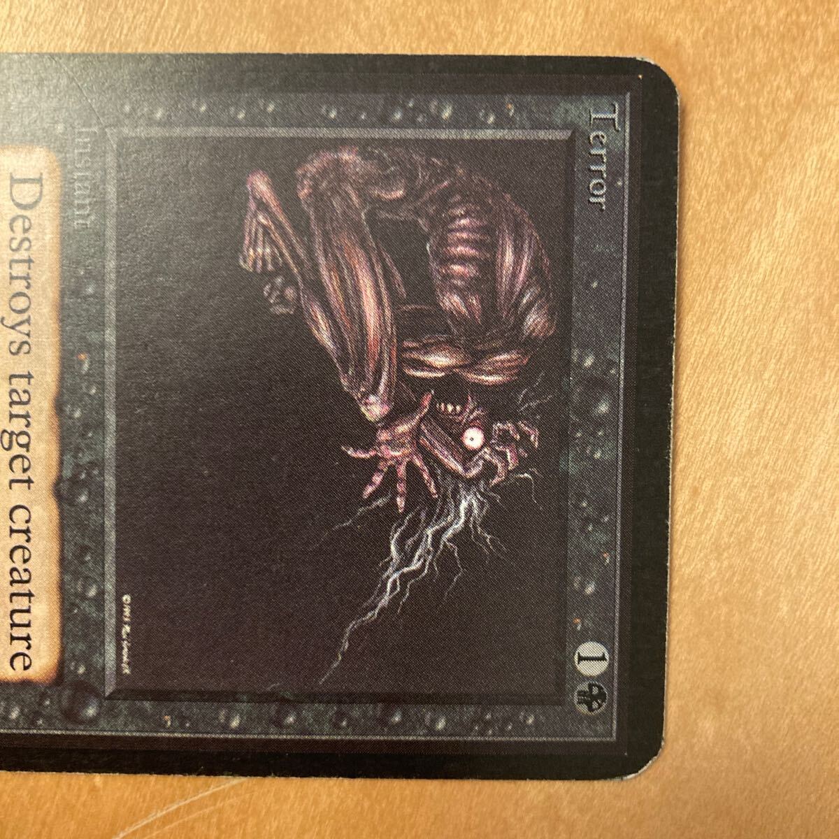 LEA アルファ 恐怖 terror 英語1枚 α alpha 初版 MTG マジックザ LEA アルファ 恐怖 terror 英語1枚 α alpha 初版 MTG マジックザ
