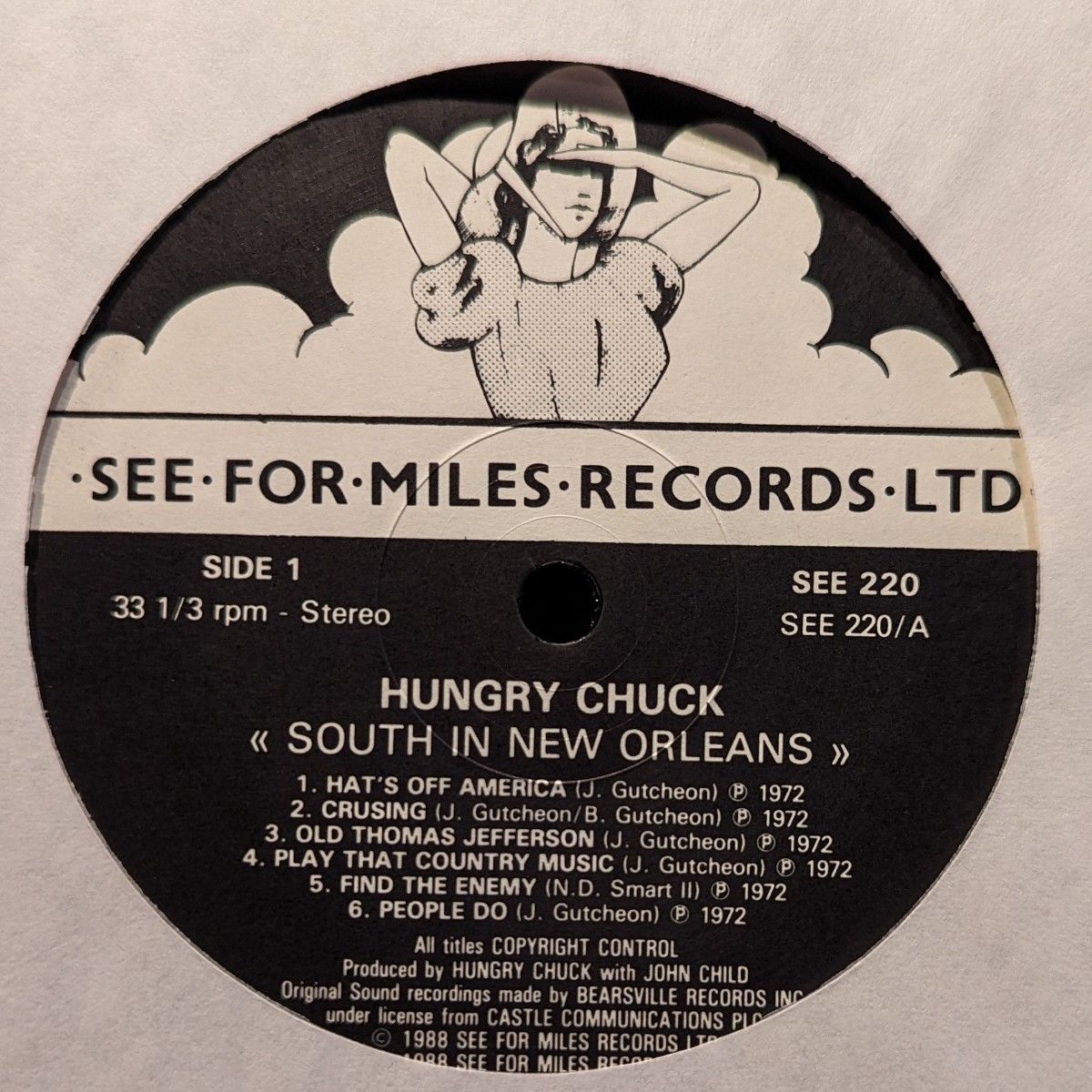 幻のグループ！ ハングリー・チャックのアナログLP盤 Hungry Chuck #ザ・バンド The Band 