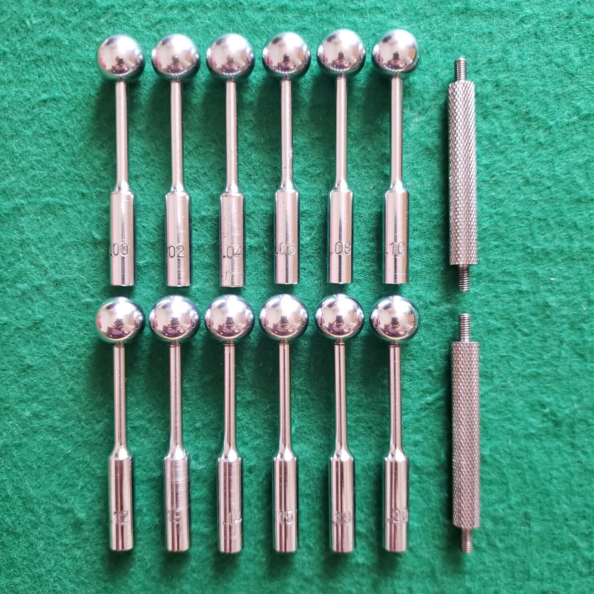 ★パチンコ釘調整5点セット 釘メンテナンス/釘師/工具/道具 ☆パチンコ釘調整用ゲージ棒セット釘メンテナンス/釘師/工具