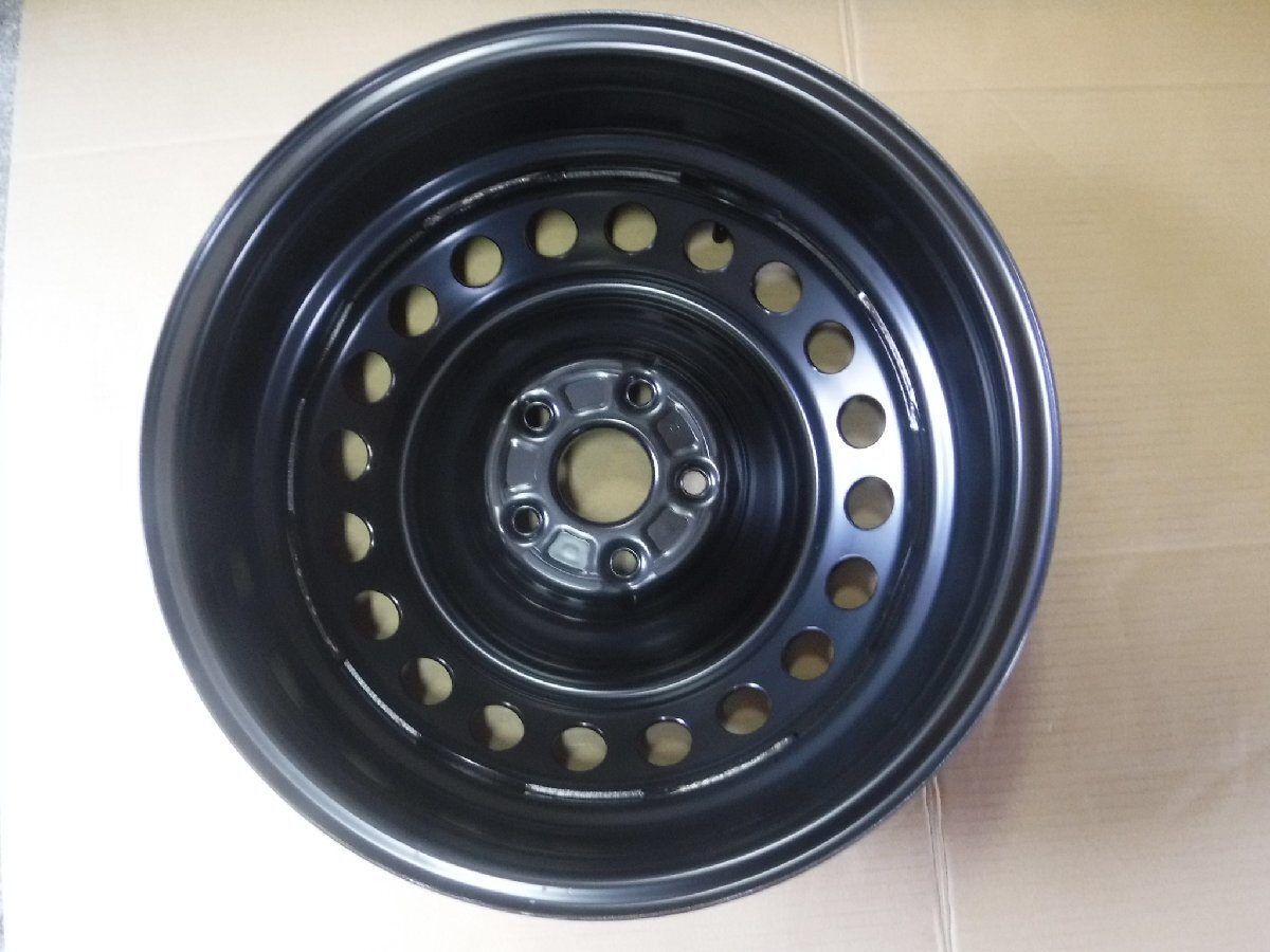 【K509】鉄ホイール4本 J17×6.5J DOT 5穴 PCD114.3 プリウス 60系 トヨタ純正 新車外し ◆◆個人宅配送不可◆◆_画像4