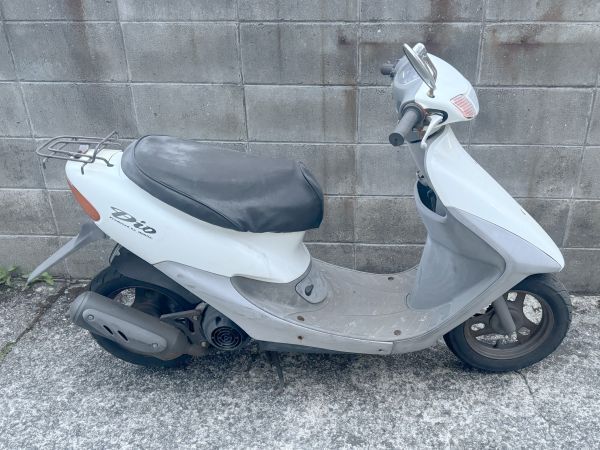 兵庫発 現状 ホンダ ディオ AF34 ジャンク HONDA DIO 50cc 原付 スクーター 部品取り レストア ベース バイクの画像5