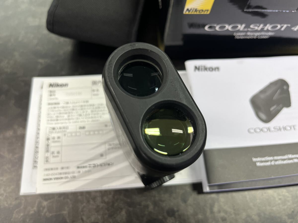 Nikon COOLSHOT 40i ゴルフ用レーザー距離計 ニコンクールショット 化粧箱・ケース付き_画像8