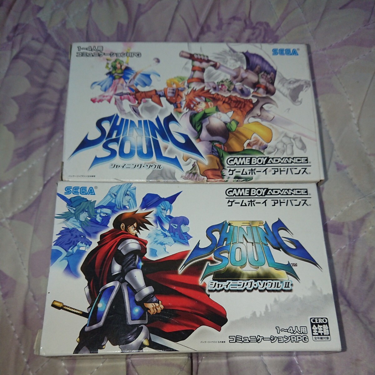 ◇GBA シャイニングソウル シャイニングソウルⅡ 箱説付きセット ◇GBA シャイニングソウル シャイニングソウルⅡ 箱説付きセット